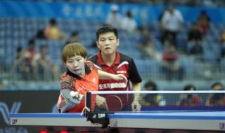 纵歌曼女子双打进入决赛呜 乒乓球混合双打决赛
